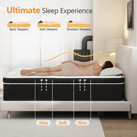King Mattress, 12 Inch Hybrid King Bed Mattress with Gel Memory Foam - $200
