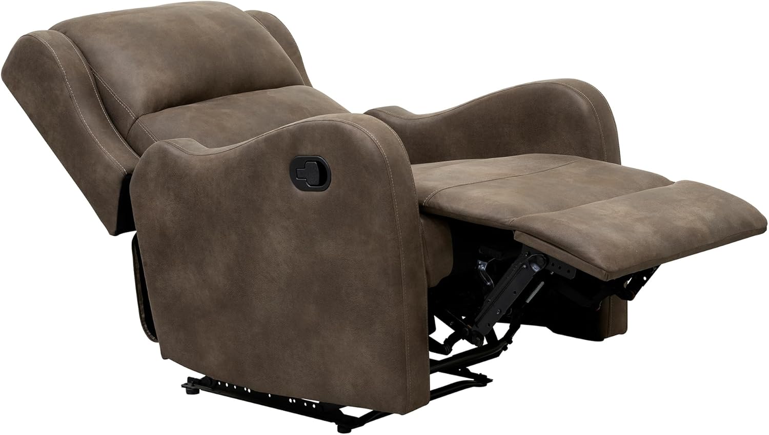 Lexicon Recliner Chair Living Room Reclining Sofa Chair, Brown - $285