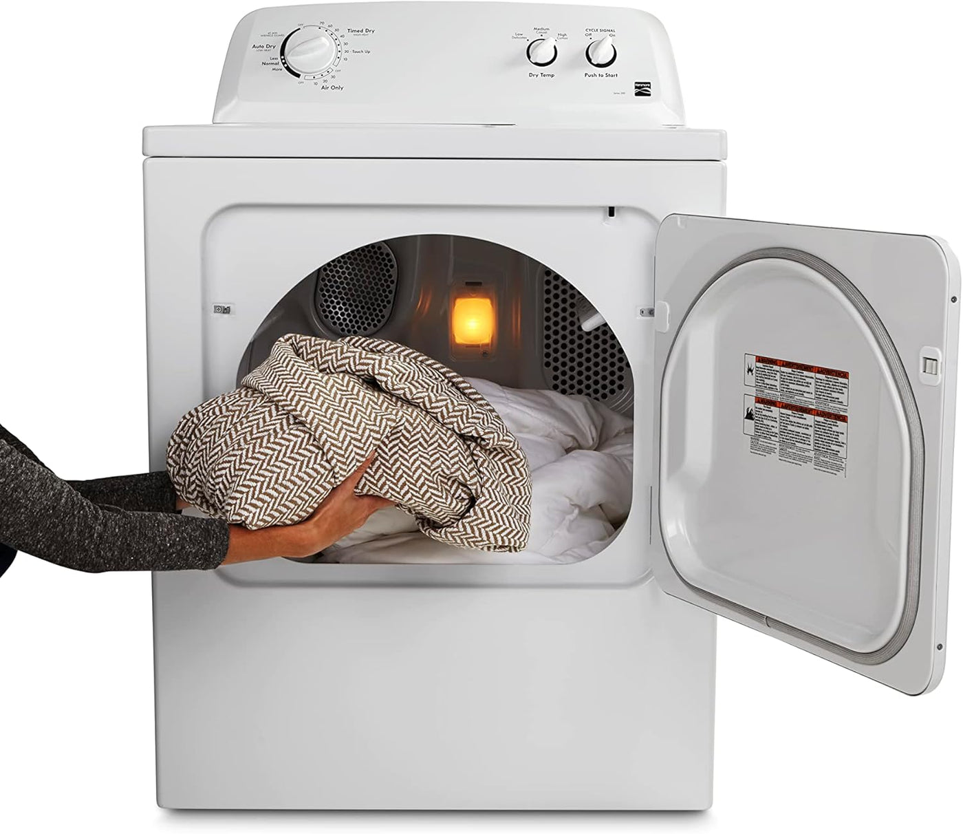 Kenmore 29" Front Load Electric Dryer with Wrinkle Guard and 7.0 Cubic Ft.Capacity - $330