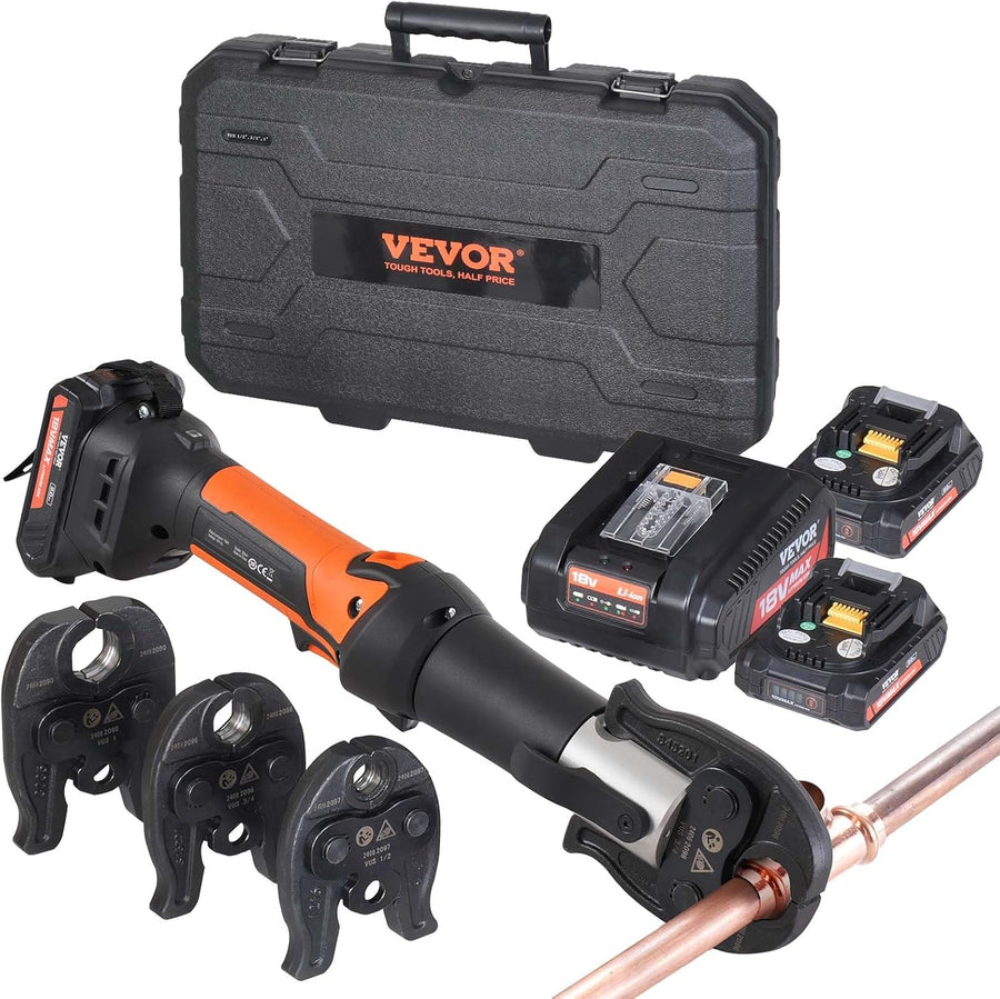 VEVOR Mini ProPress Tool, 18V Electric Pipe Crimping Tool for 1/2", 3/4" - $450