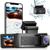 PRUVEEO Dash Cam, Front and Inside 1080P Dual FHD - $50 · DISCOUNT