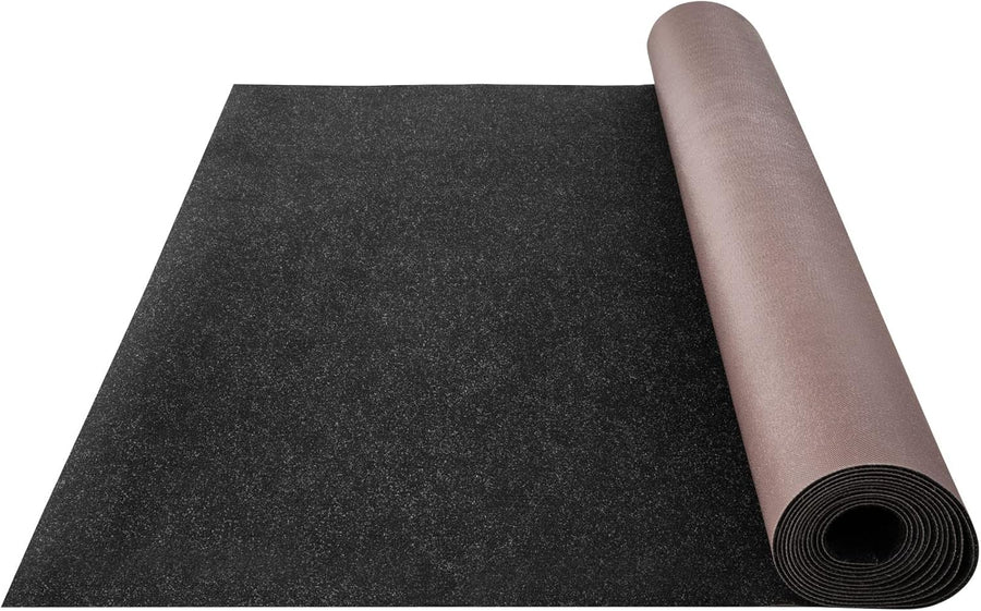 Happybuy Marine Carpet, 6 ft x 23 ft Charcoal Black Marine Grade Boat Carpet - $70