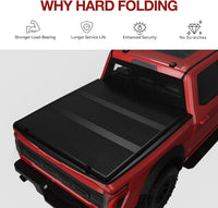 5'7"(67.4") Hard Tri-Fold Tonneau Cover Fit 2009-2024 Ram 1500 (Without Ram Box) - $310