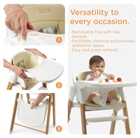 High Chair for Babies and Toddlers Adjustable Foldable Convertible - $90