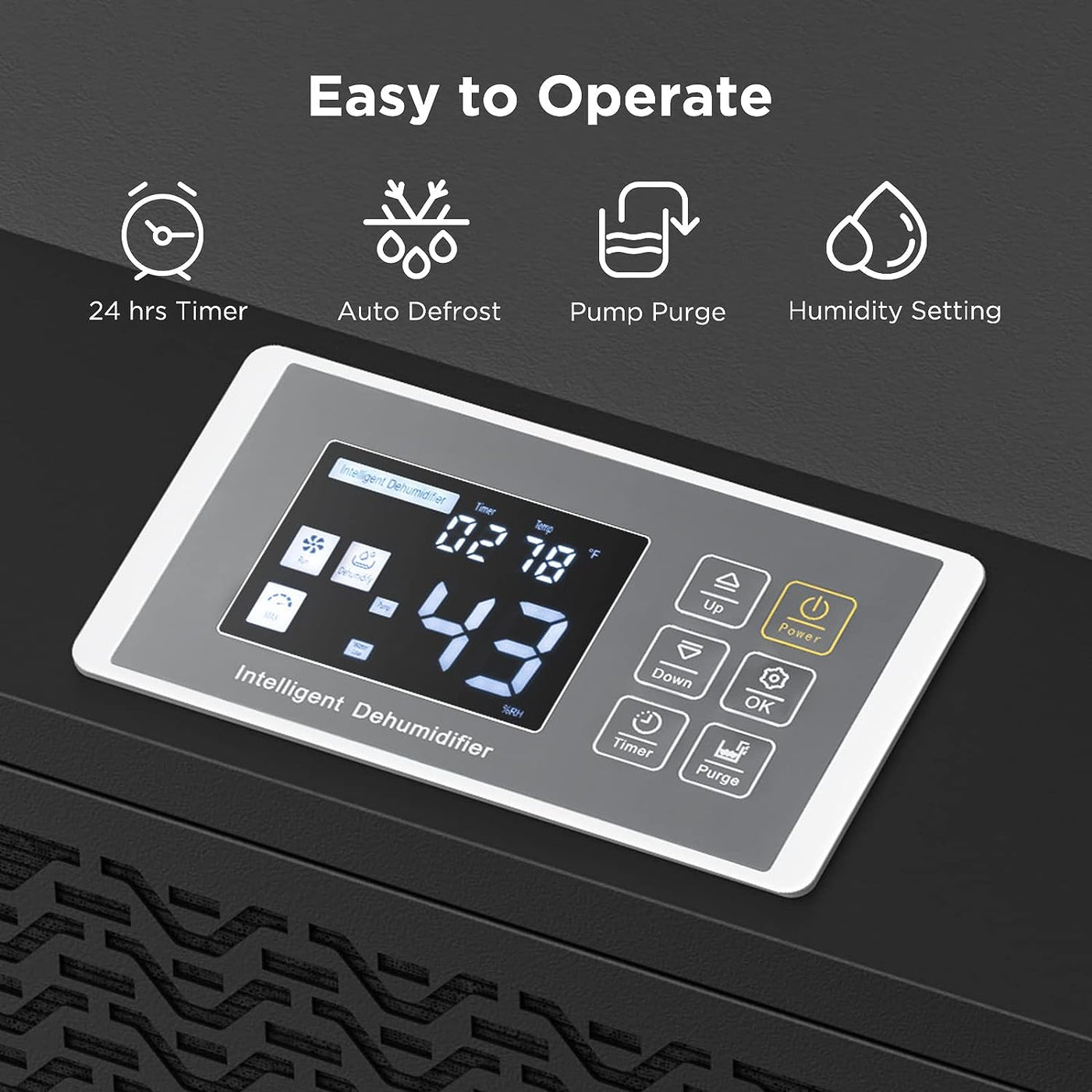 Moiswell 240 Pints Commercial Dehumidifier with Pump and Drain Hose - $540
