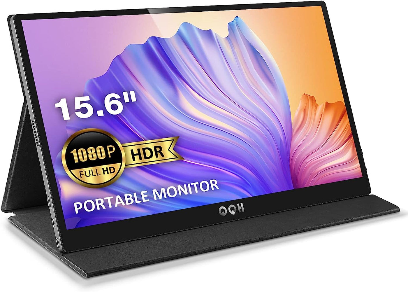 QQH Portable Monitor, 15.6", FHD 1080P USB C Computer  - $80