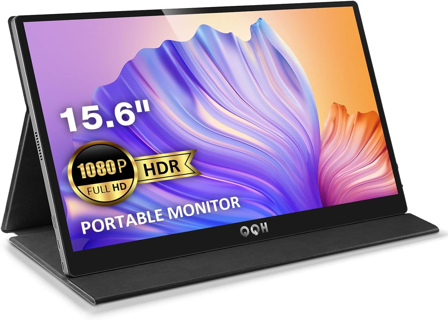 QQH Portable Monitor, 15.6", FHD 1080P USB C Computer Display IPS Second Screen - $60