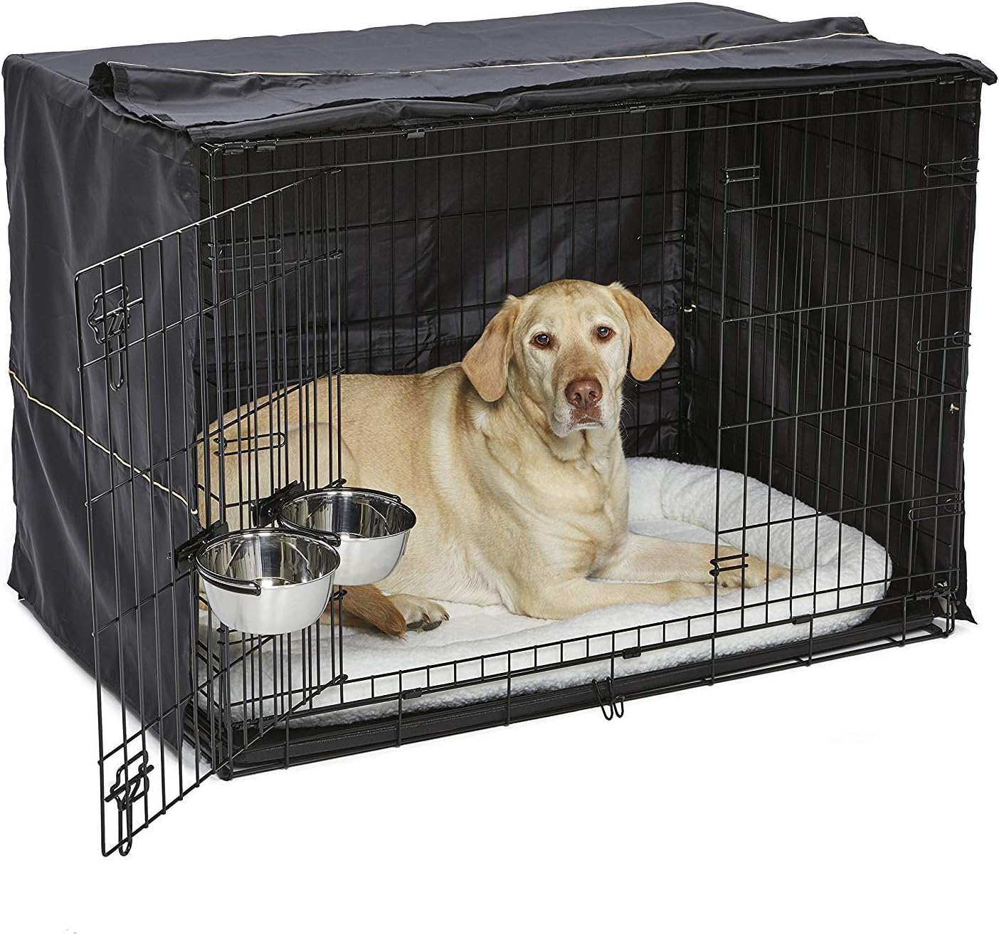 MidWest Homes for Pets iCrate Dog Crate Starter Kit 42-Inch - $85