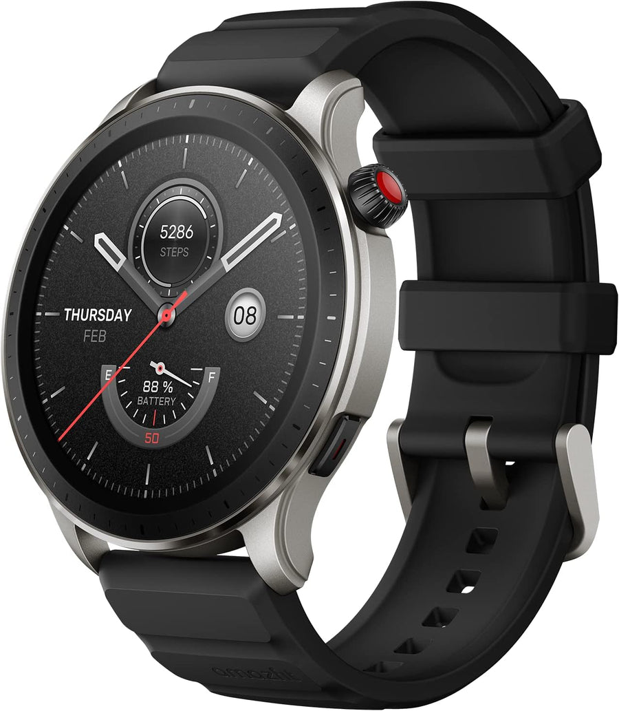 Amazfit GTR 4 Smart Watch for Men, 1.43”AMOLED Display, Black - $120