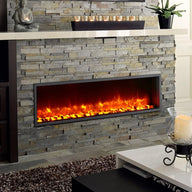 Dynasty Harmony 55 Inch Electric Fireplace - Modern, Linear Design - $900