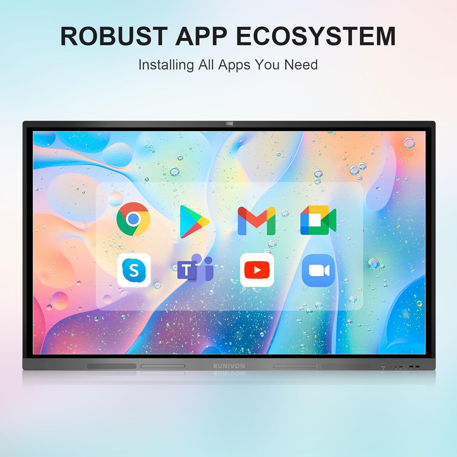 Interactive Whiteboard, 65'' 4K UHD Smart Whiteboard (No Stand just Wall Mount) - $965