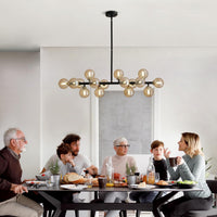 APBEAMLighting Mid Century Modern Chandeliers for Dining Room, 39" - $150