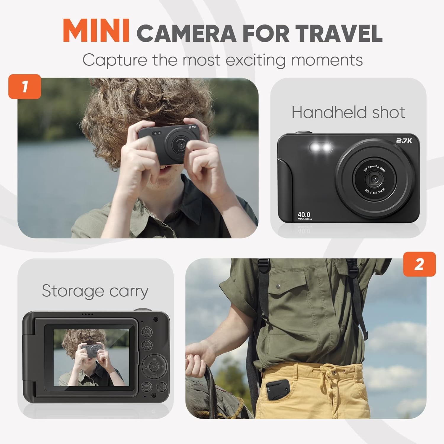 ESOXOFFORE Digital Camera for Teens - $30