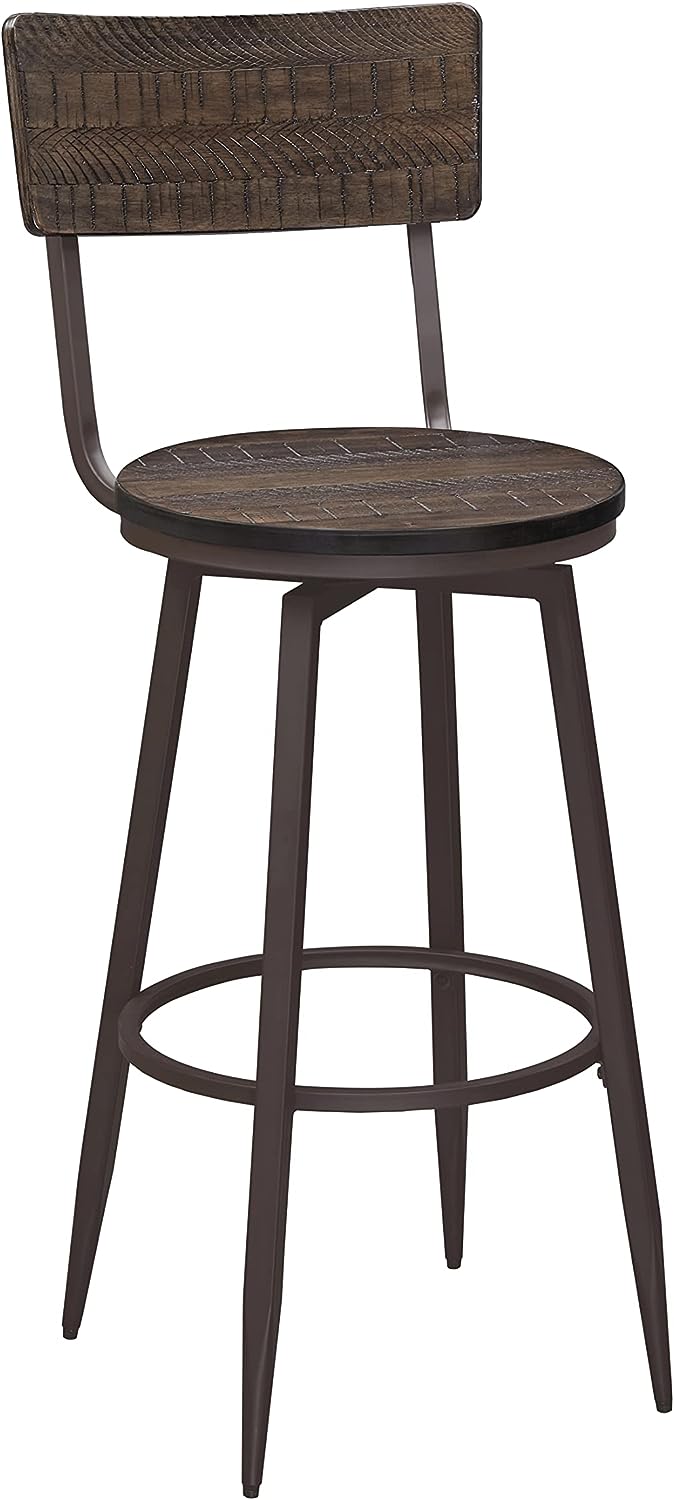 Distressed metal bar discount stools 30 inch