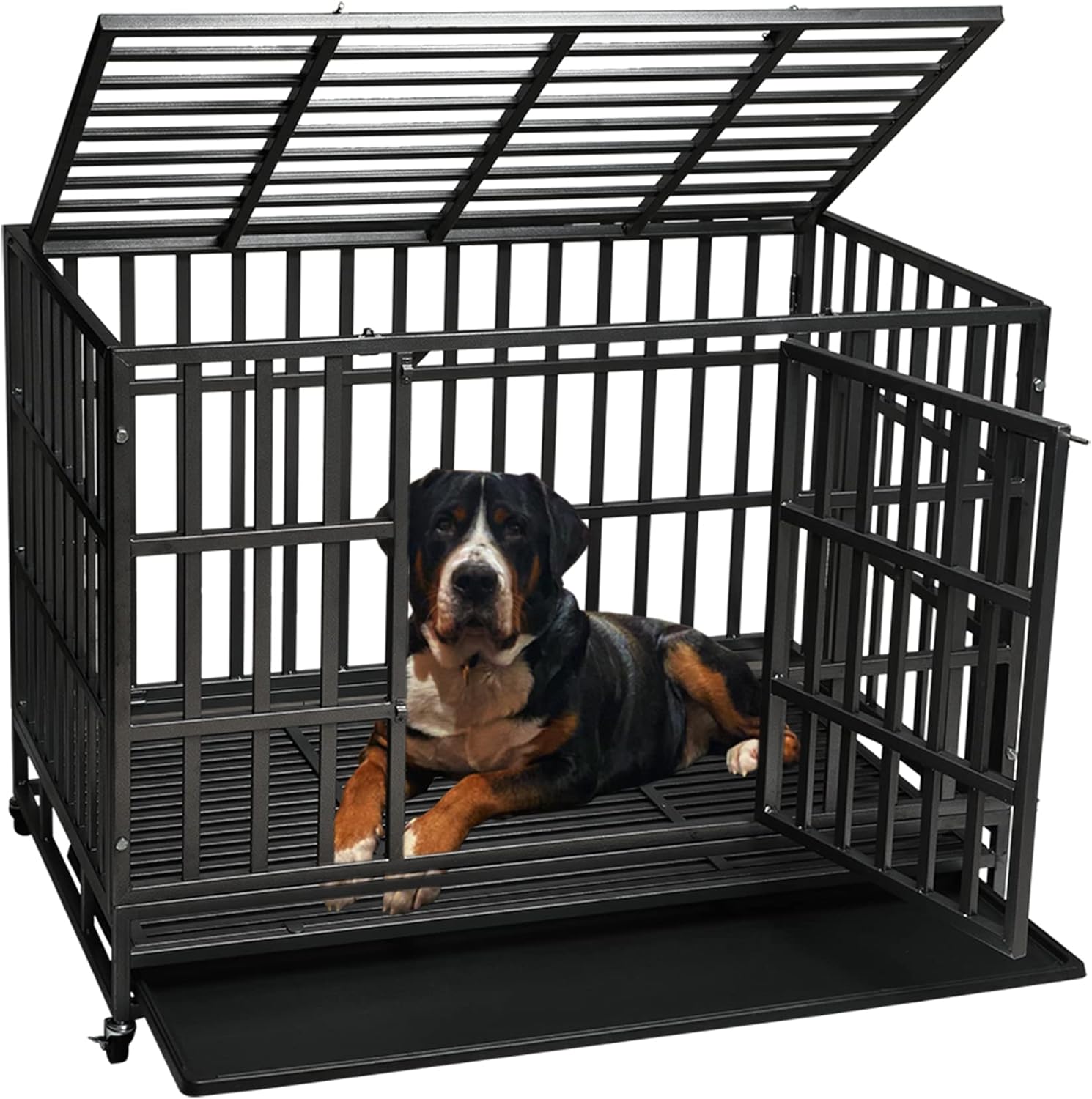 Dog playpen fashion that attaches to crate