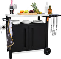 XL Grill Cart Outdoor with Storage - Modular BBQ Cart - $150