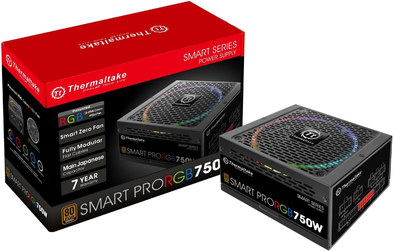 Thermaltake Smart Pro RGB 750W 80+ Bronze - $80