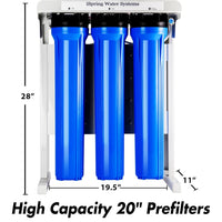 iSpring RCB3P Reverse Osmosis RO Water Filtration System, 300 GPD, Tankless - $330