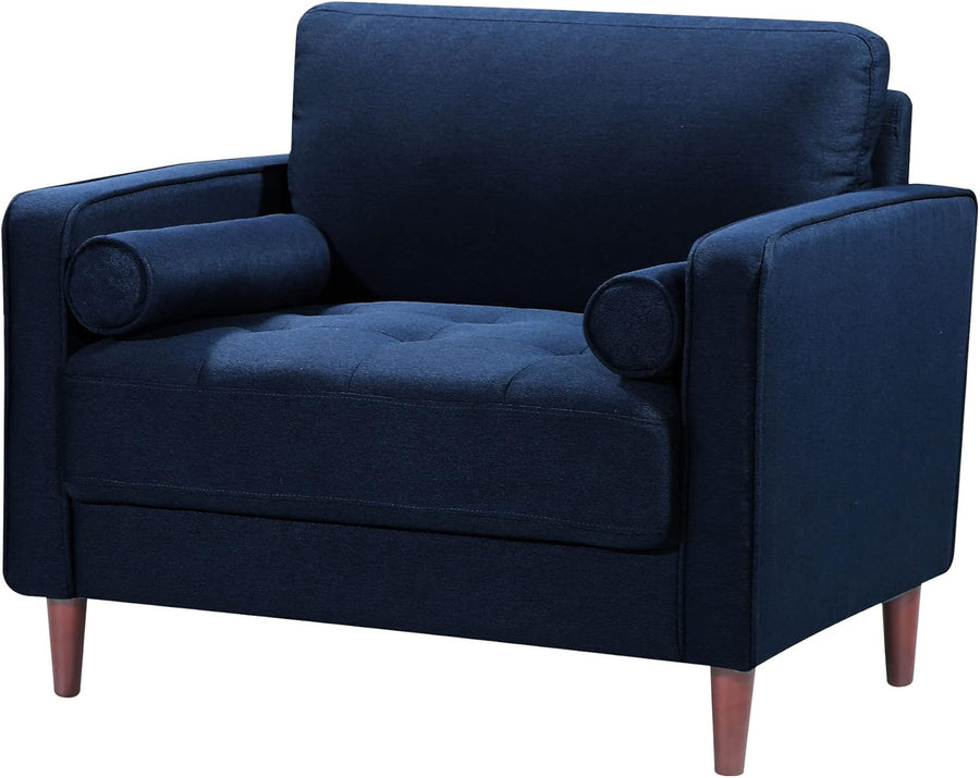 Lifestyle Solutions Lexington Armchair, Navy Blue - $100