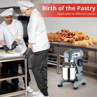 10QT Commercial Food Mixer with Timing Function, Heavy Duty Commercial Mixer - $330