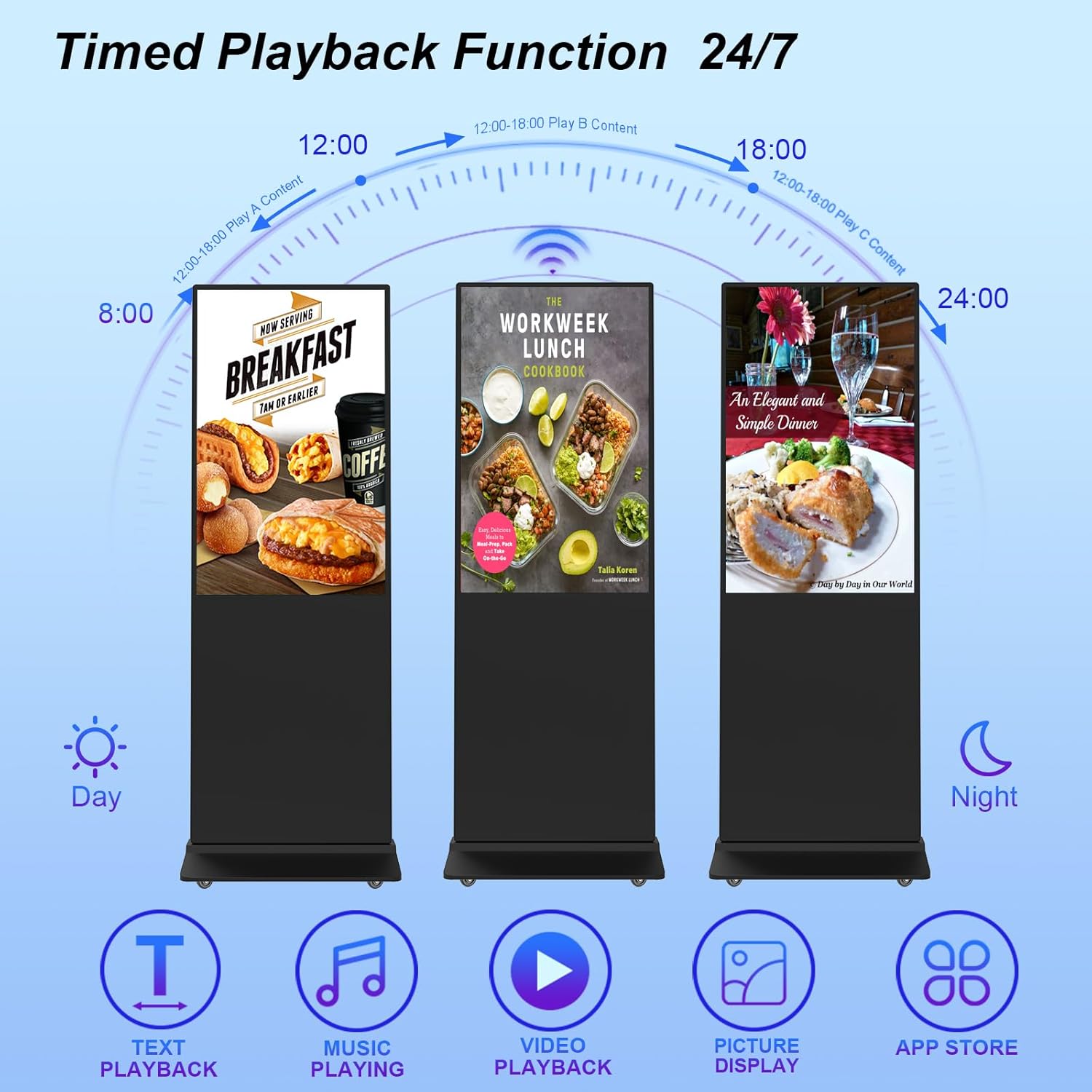 49" Indoor Digital Signage, 4K LCD Touch Screen Digital Signage Displays - $845