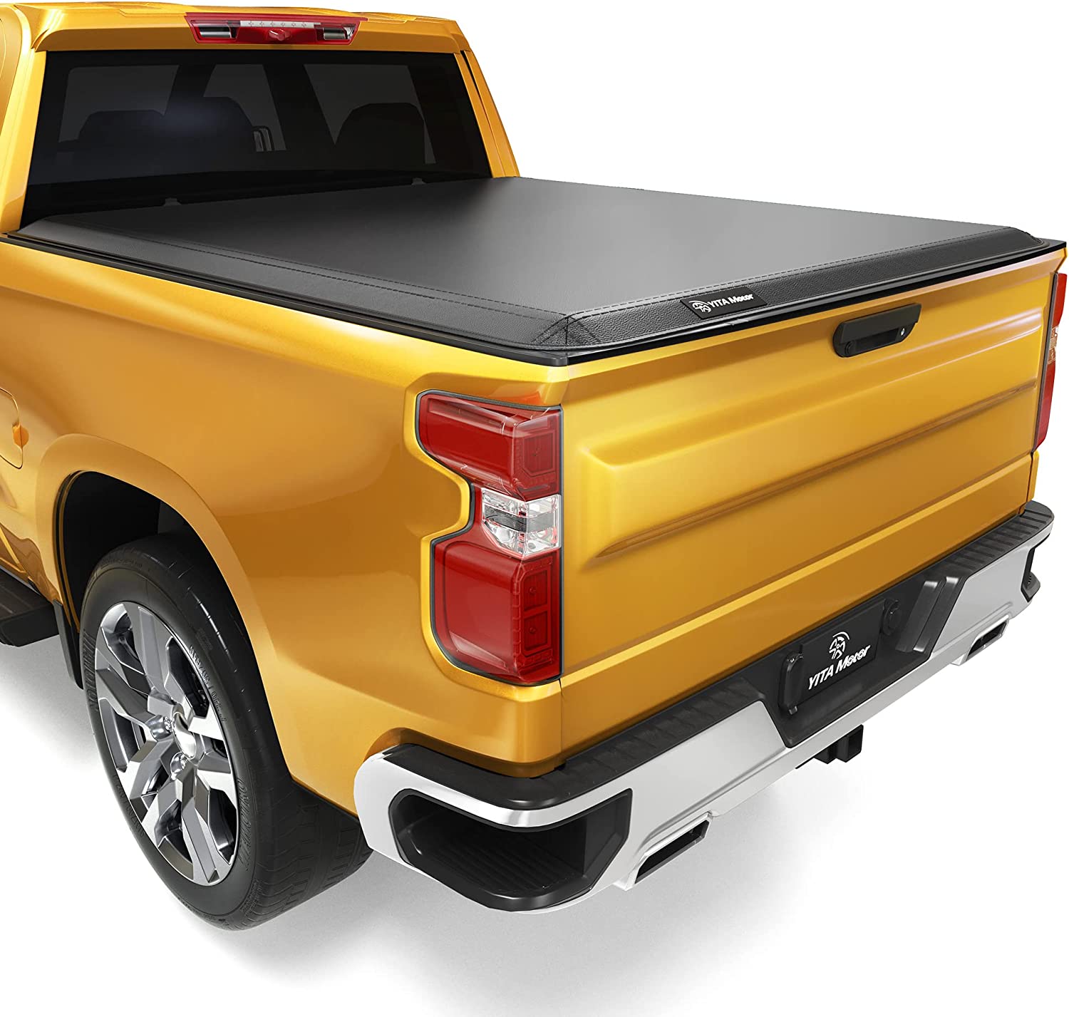 YITAMOTOR Soft Tri-fold Truck Bed Tonneau Cover, Fleetside 5.8 ft Bed - $125