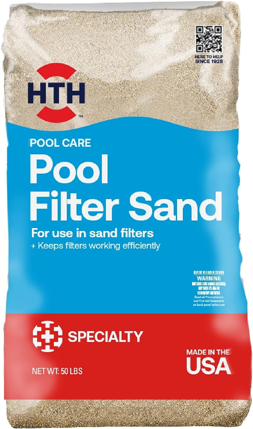 HTH 67120 Swimming Pool Care Pool Filter Sand, 50lb - $6