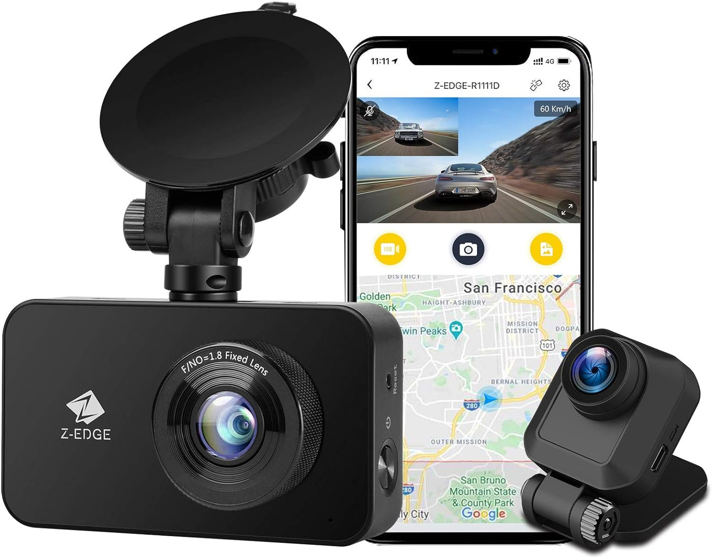 Truck Driver High Def 4k 2k 1080p HD resolution dash cam windshield camera  wifi from Dieselboss