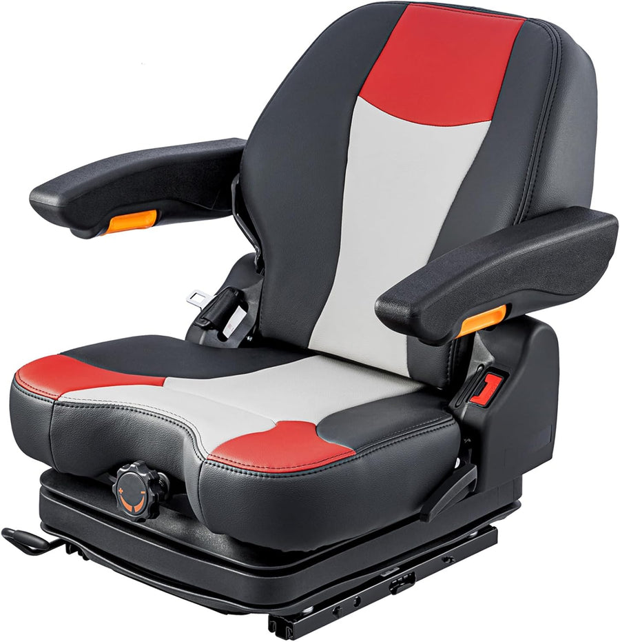 Universal Tractor Seat, Highback Low Suspension Forklift Seat - $240