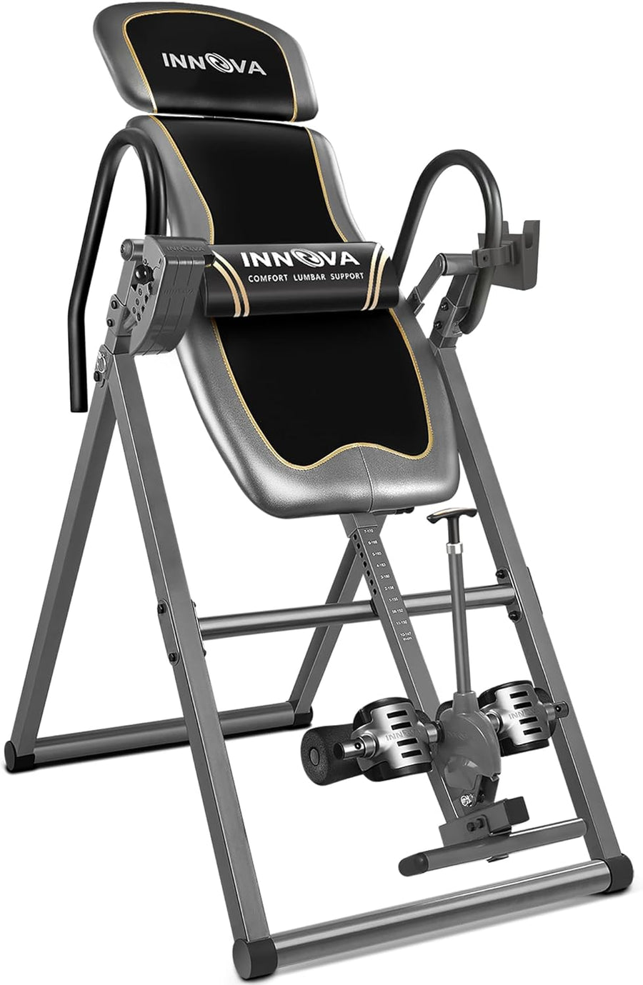 Innova Inversion Table with Adjustable Headrest, Reversible Ankle Holders - $95