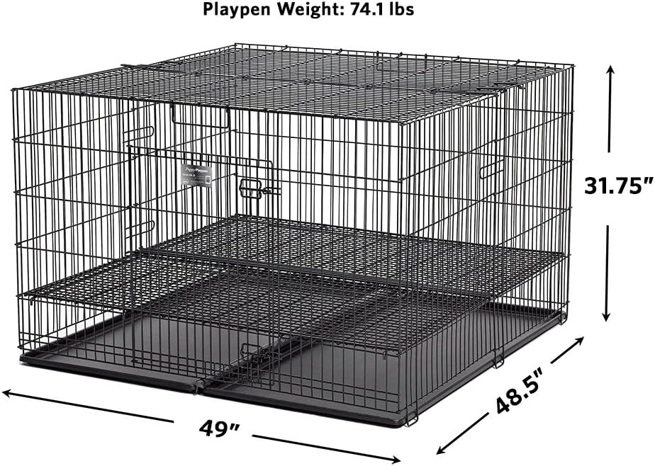 MidWest Homes for Pets Puppy Playpen Crate - $185