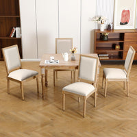 Furniliving French Country Dining Chairs Set of 4, Upholstered Dining Room Chairs - $190