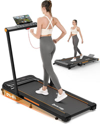 Walking Pad with Incline, 3.5HP Foldable Treadmill for Home Office Small Space - $180