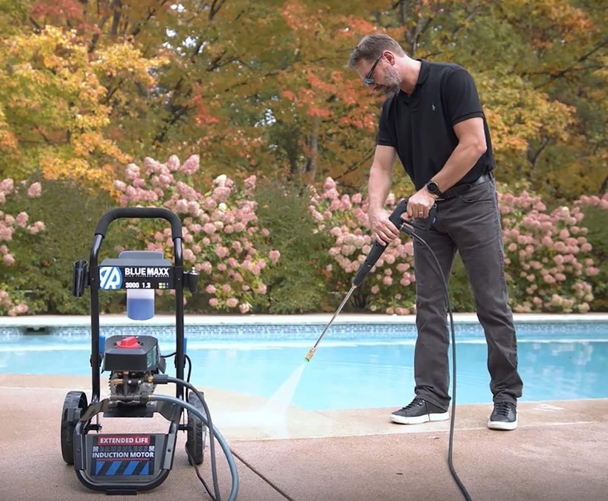 AR Blue Clean Maxx, BM3000 Electric Pressure Washer-3000 PSI, 1.3 GPM (Used) - $250