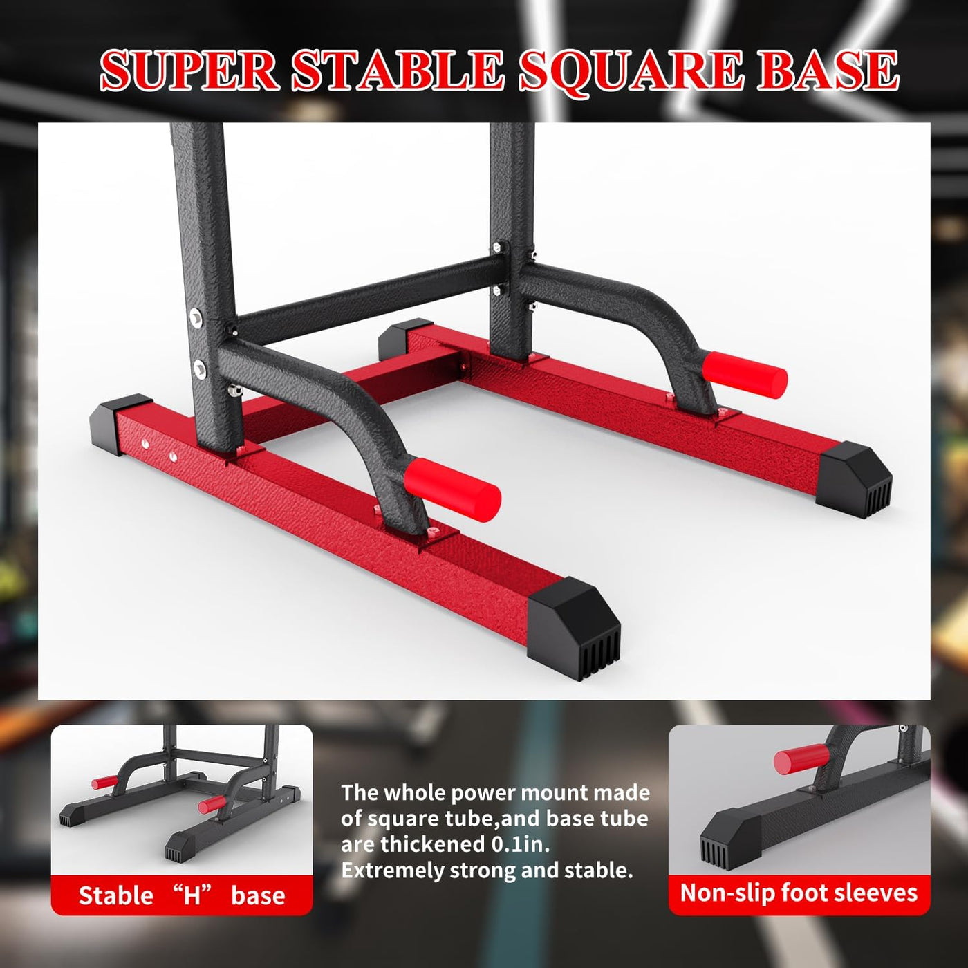 Power Tower Dip Station, Pull Up Bar Station & Multi-Function Gym Equipment - $85