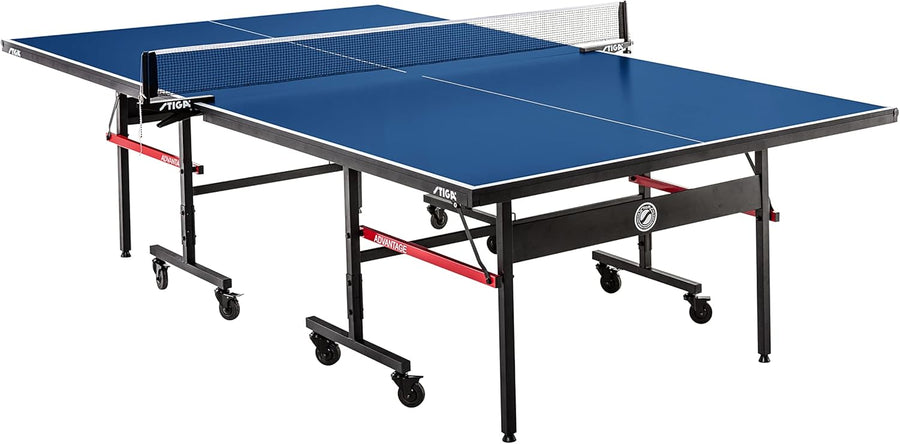 STIGA Advantage Series Ping Pong Tables - 13, 15, 19, and 25mm Tabletops - $270