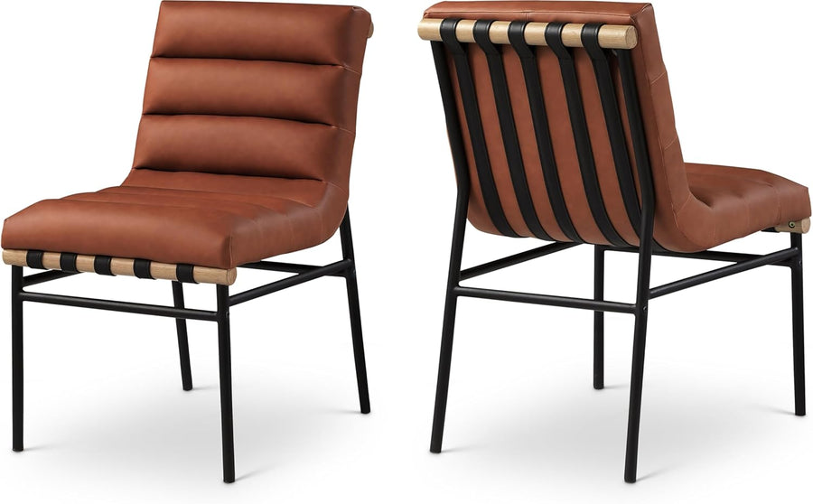 Meridian Furniture 590Cognac-C Burke Collection Modern | Contemporary Dining Chair - $300