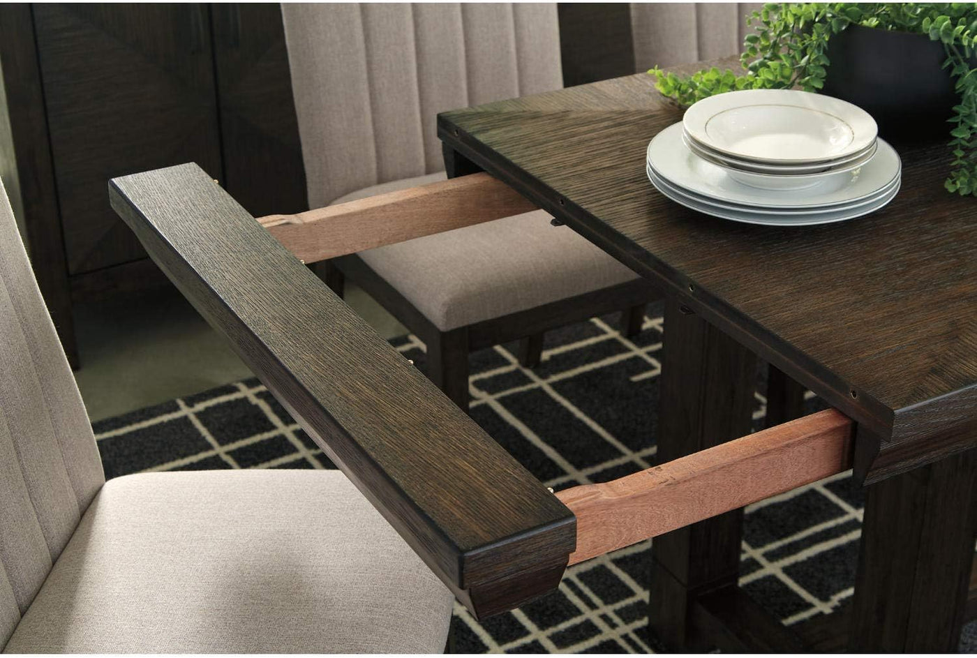 Signature Design by Ashley Dellbeck Casual Rectangular Dining Extension Table - $410