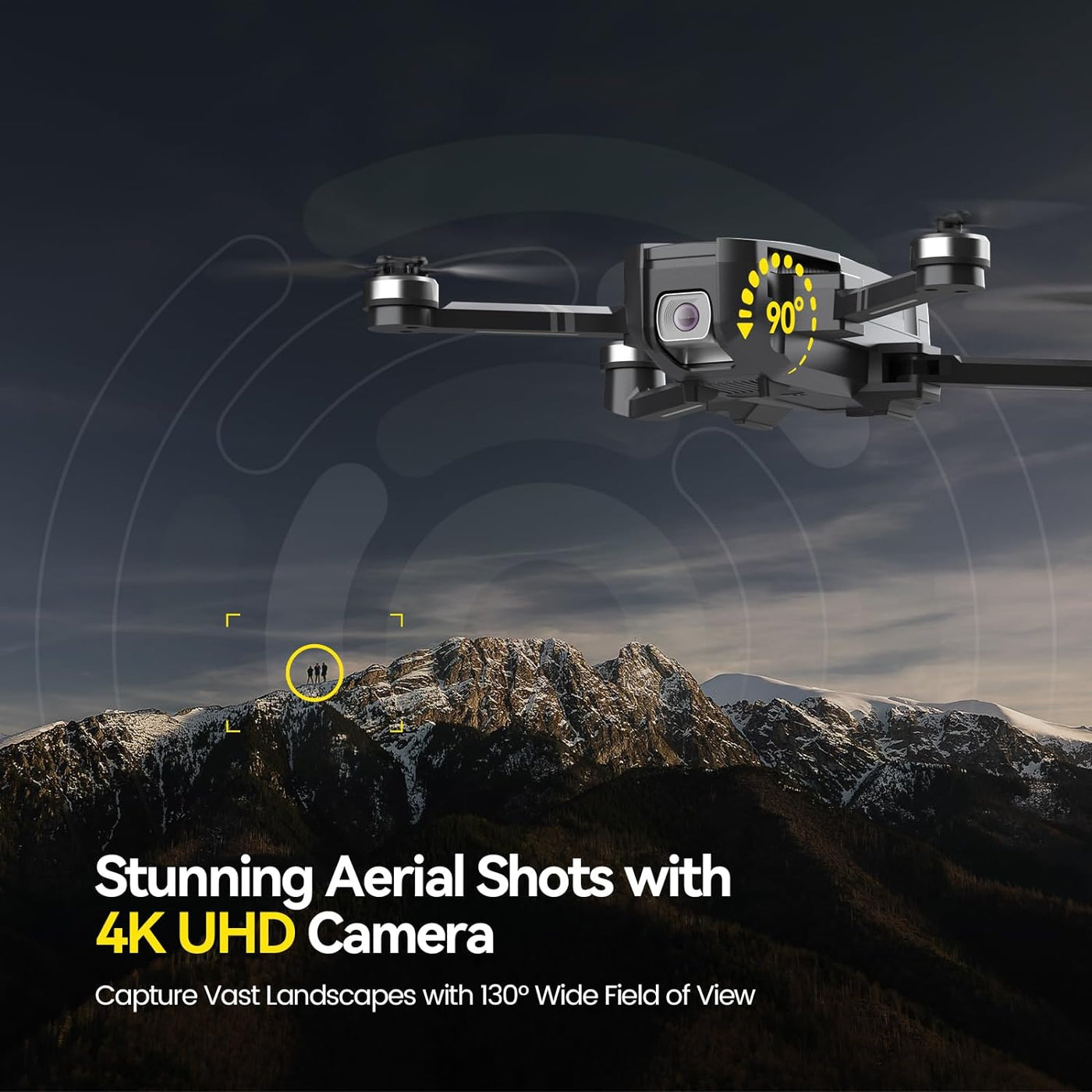 Holy Stone HS720 Foldable GPS Drone with 4K UHD Camera for Adults - $180