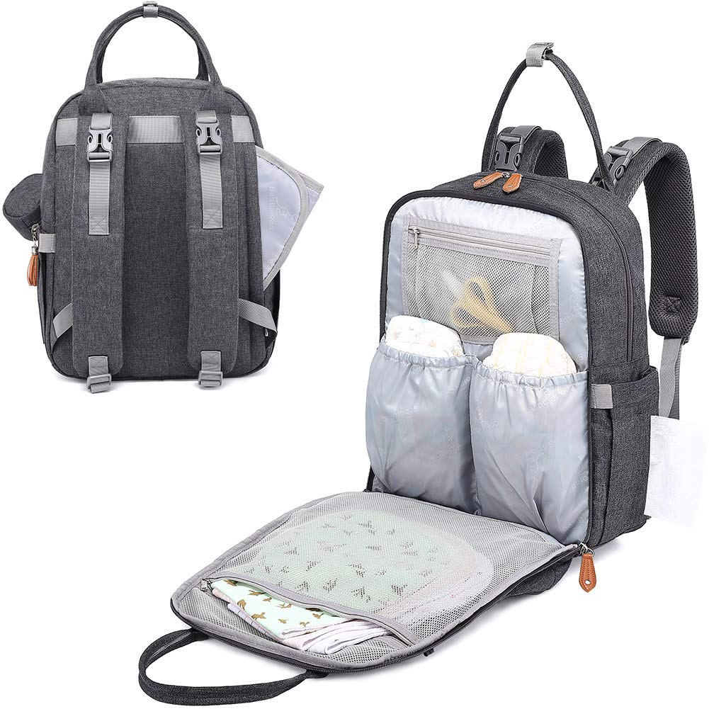  BabbleRoo Diaper Bag Backpack - Multi function