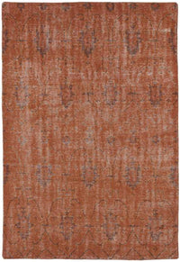 Kaleen Rugs Restoration Collection RES01-31 Pumpkin Hand-Knotted 5'6" x 8'6" Rug - $160