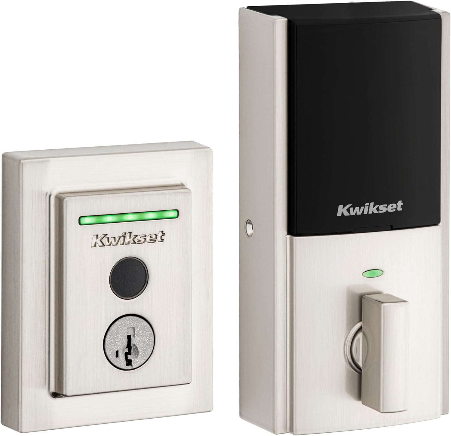 Kwikset Halo Fingerprint Wi-Fi Smart Door Lock, Keyless Touch Entry - $120