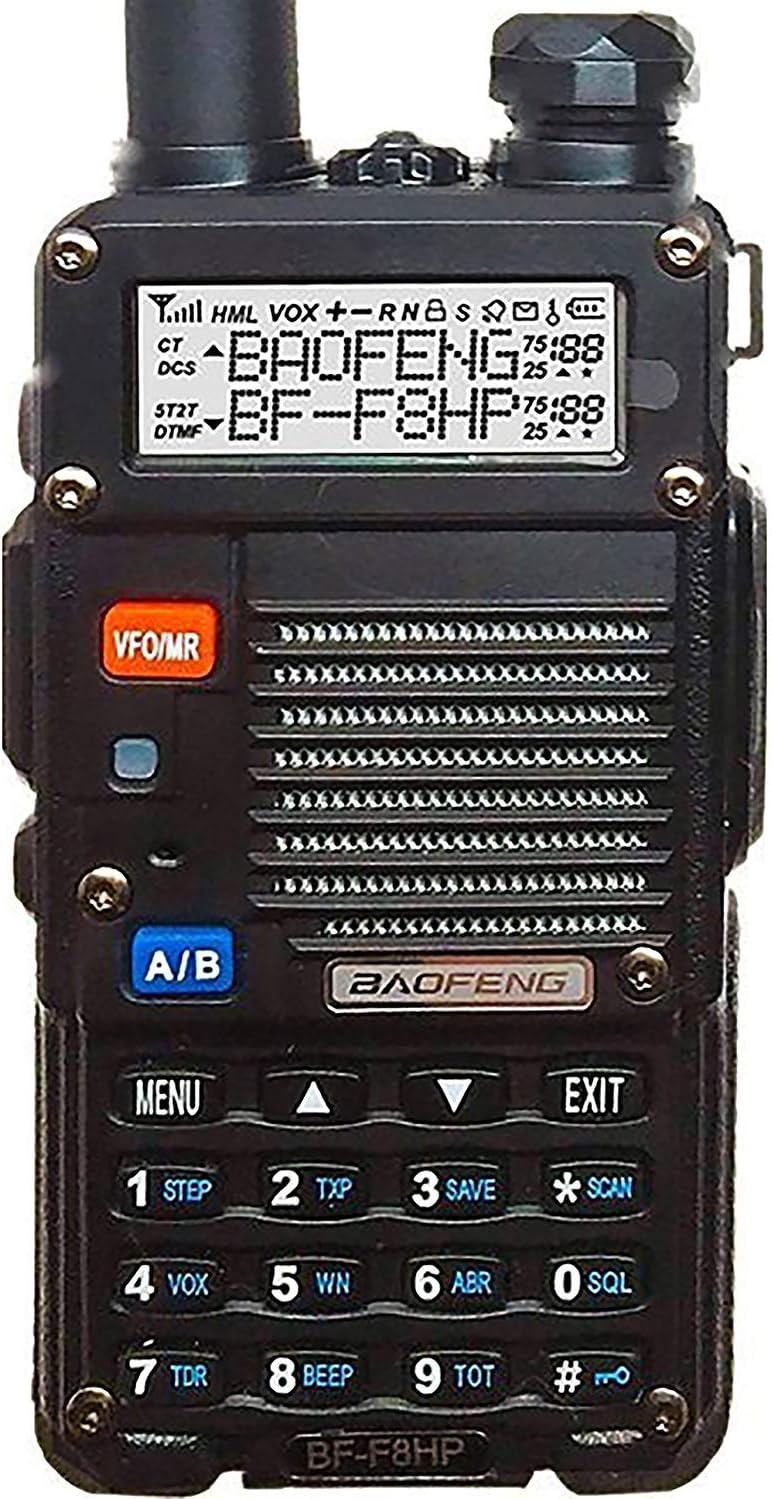 BAOFENG BF-F8HP (UV-5R 3rd Gen) 8-Watt Dual Band Two-Way Radio - $40