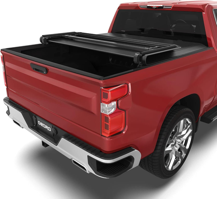 oEdRo Tri-Fold Truck Bed Soft Tonneau Cover, Fleetside 5.8 Feet Bed - $120