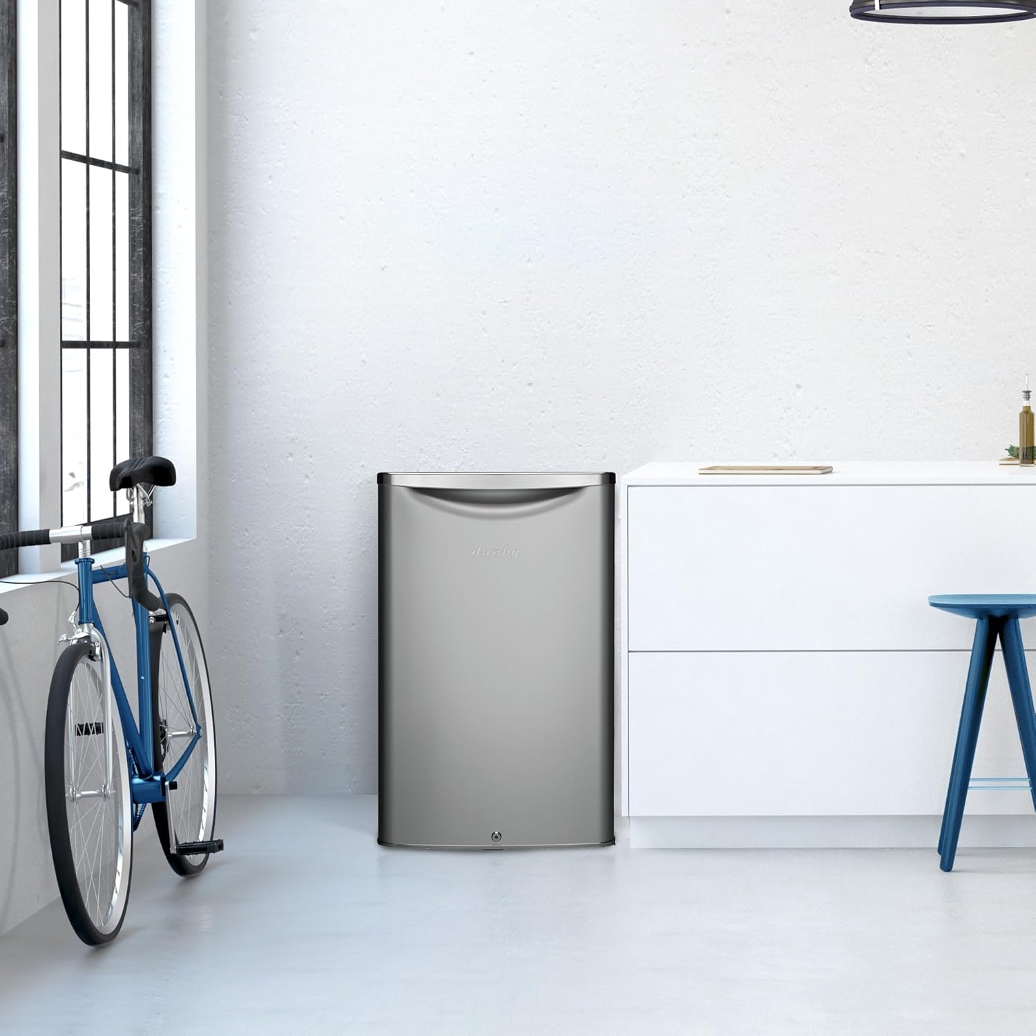 Danby DAR044A6DDB Contemporary Classic 4.4 Cu.Ft. Mini Fridge, 3 Sq Ft - $120