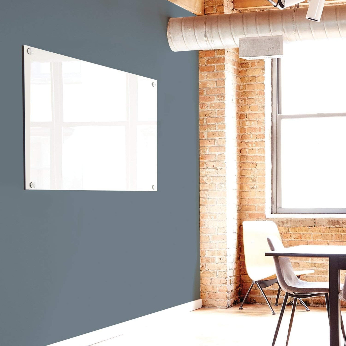 Quartet Magnetic Glass Dry Erase White Board, 6' x 4' Whiteboard - $270
