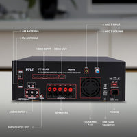 Pyle Wireless Bluetooth Power Amplifier System-420W 5.1 Channel Home Theater - $160