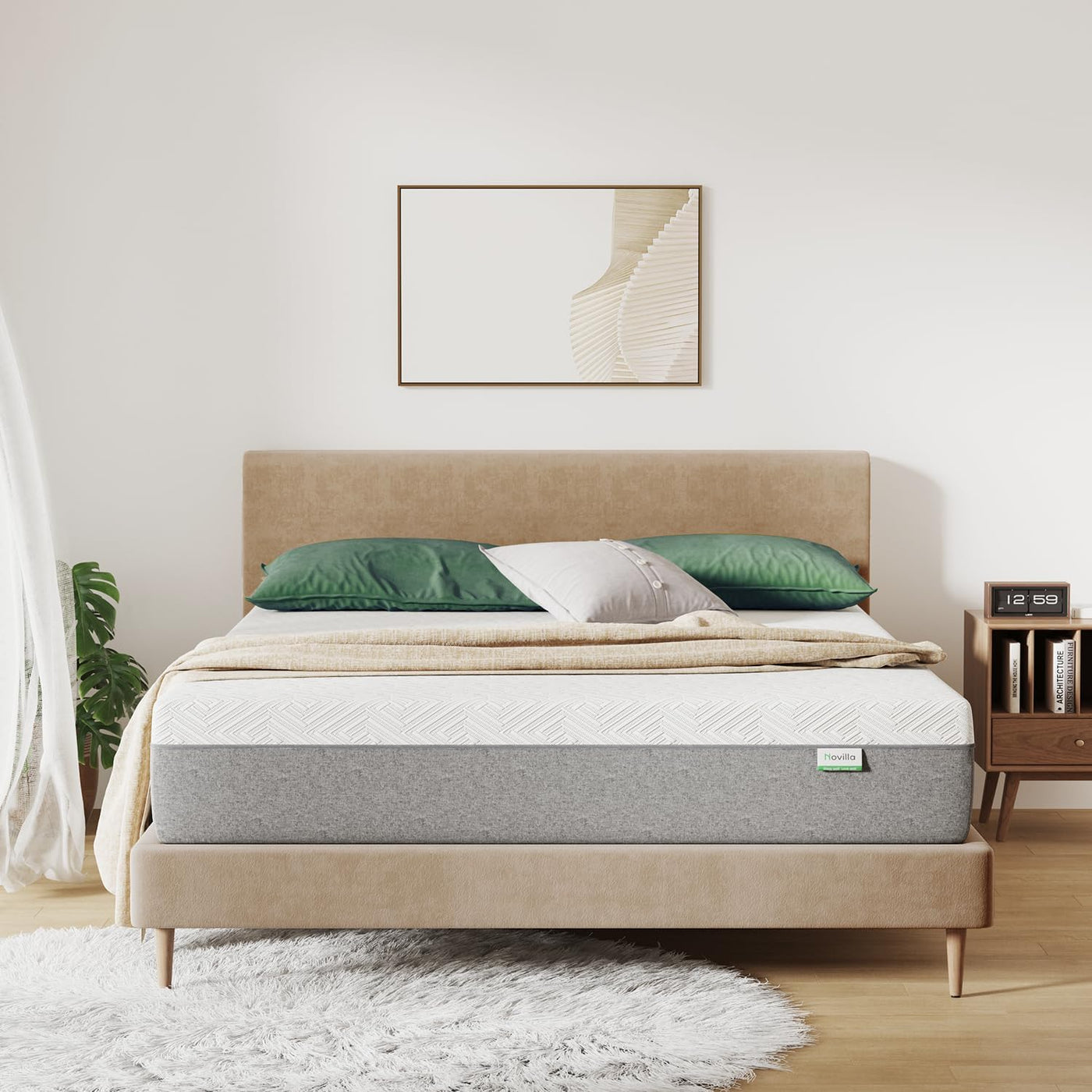 Novilla Full Mattress, 12 Inch Gel Memory Foam Full Size Mattress - $160