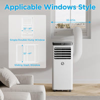 8,000 BTU Portable Air Conditioner for Large Room up to 300 Sq. Ft, 3 in 1 - $125