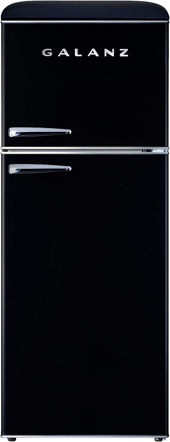 Galanz GLR10TBKEFR Retro Refrigerator with Top Freezer - $470
